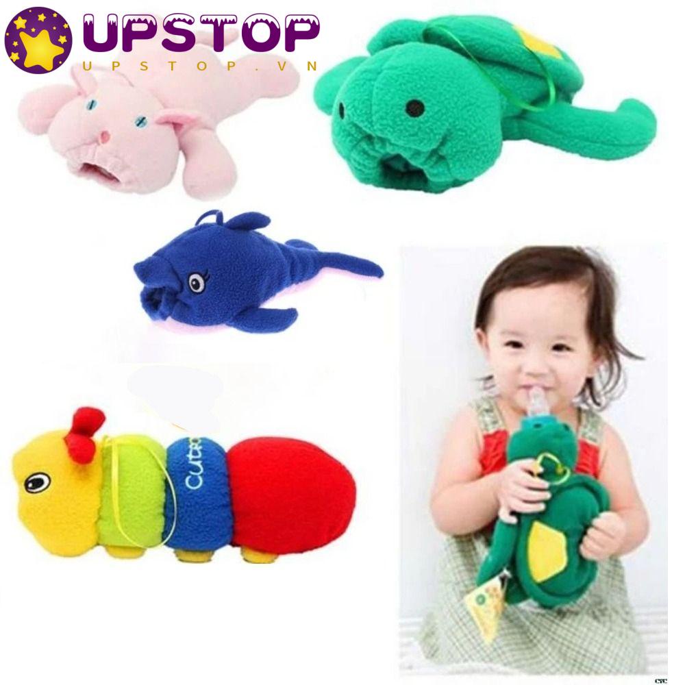 Túi Đựng Bình Sữa Giữ Nhiệt Hình Thú Nhồi Bông Dễ Thương Cho Bé