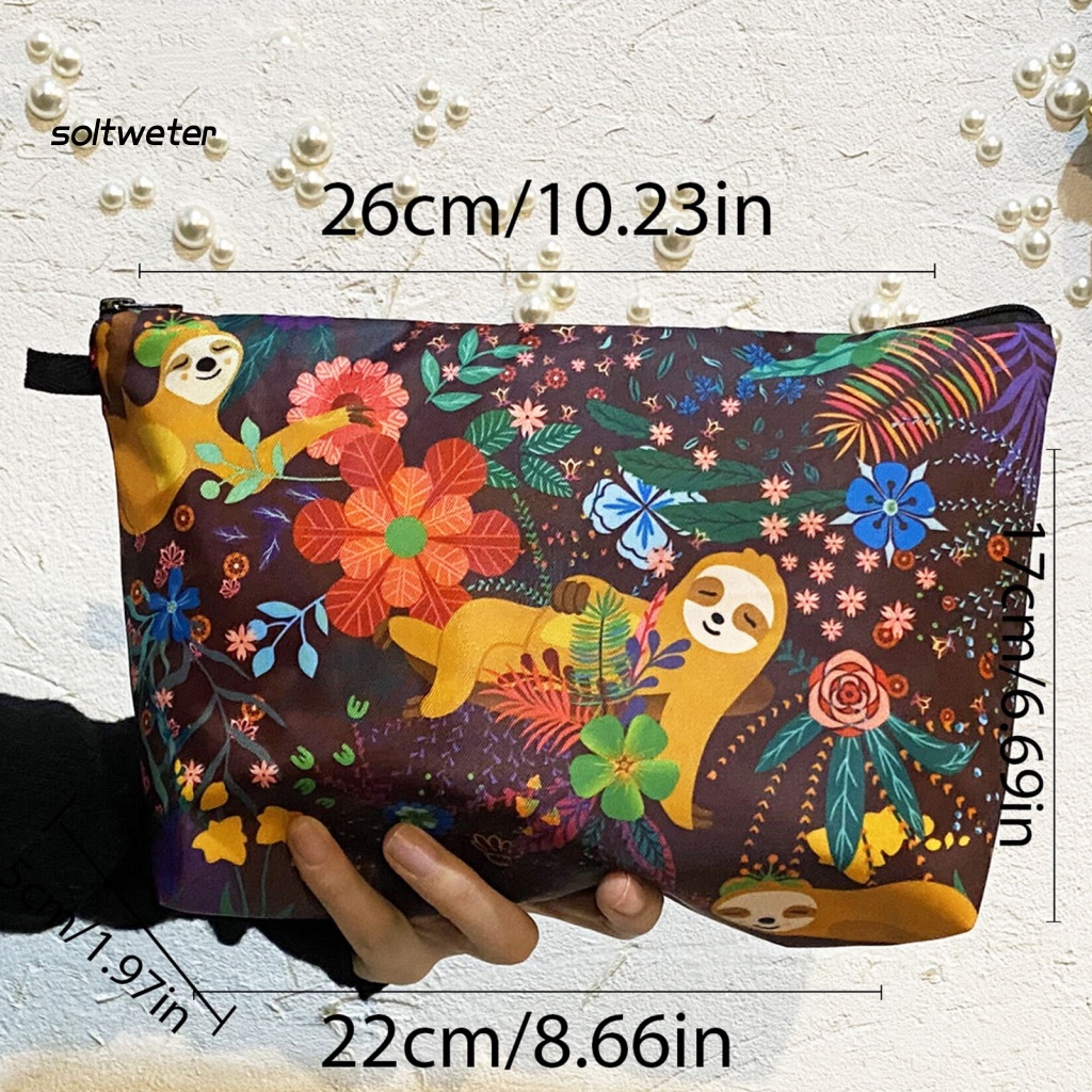 Túi Đựng Mỹ Phẩm Chống Rách Đa Năng Có Khóa Kéo Tiện Dụng