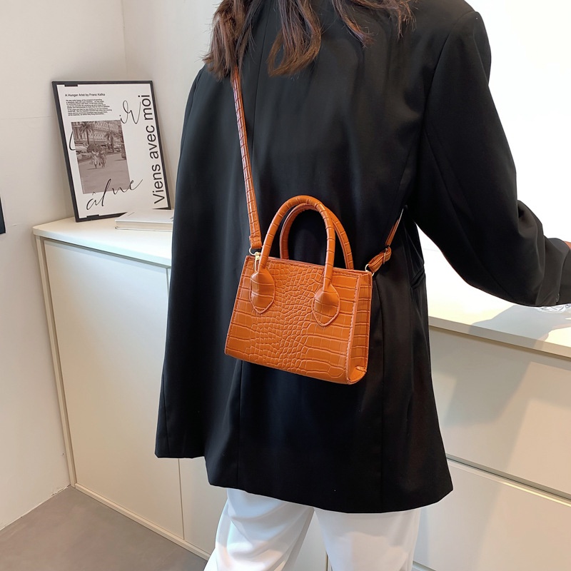 Túi Xách JASMIN NOIR Da PU Vân Da Cá Sấu Thời Trang Cho Nữ