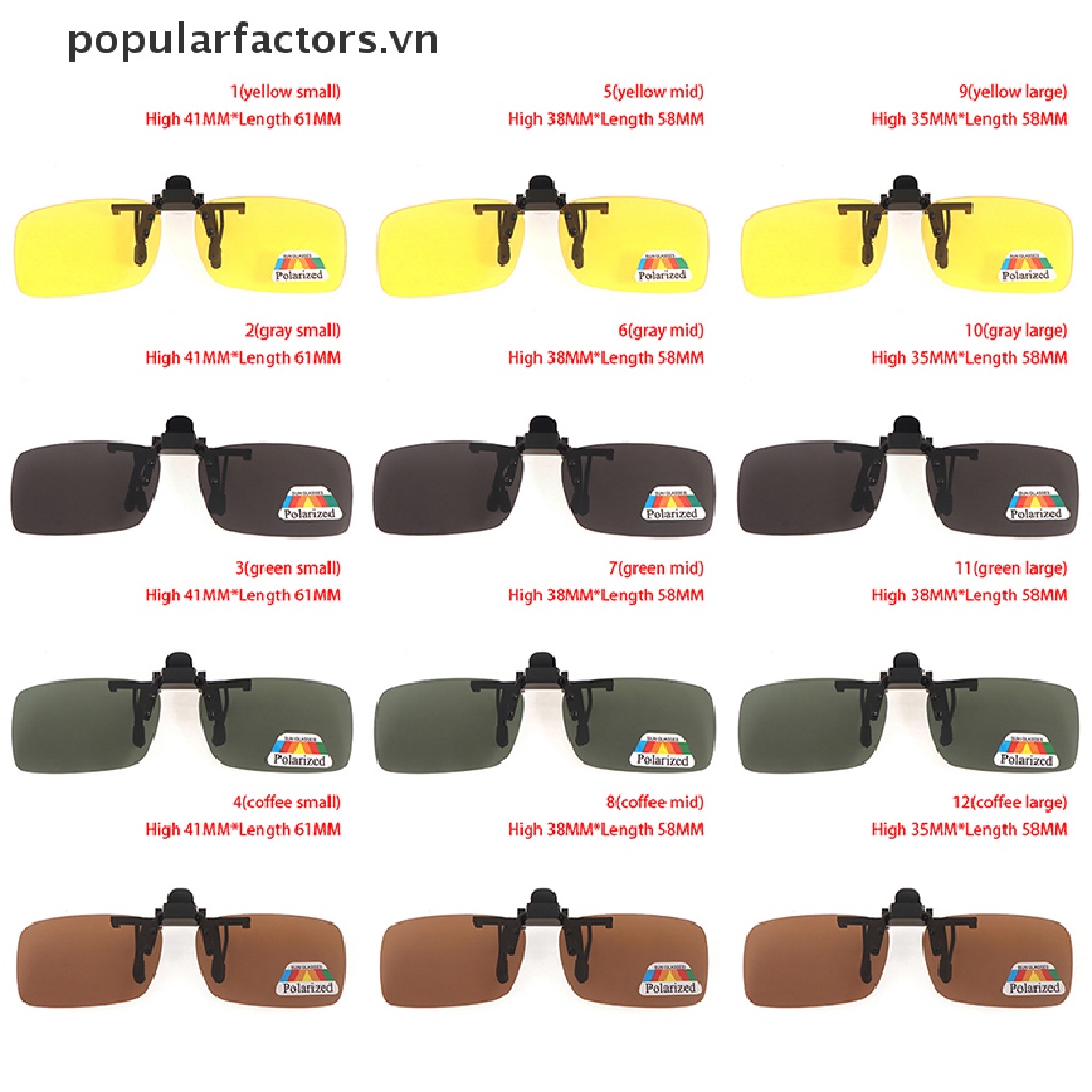 [Phổ Biến] Kính Râm Phân Cực Dạng Kẹp Trang Trí Nội Thất [VN]