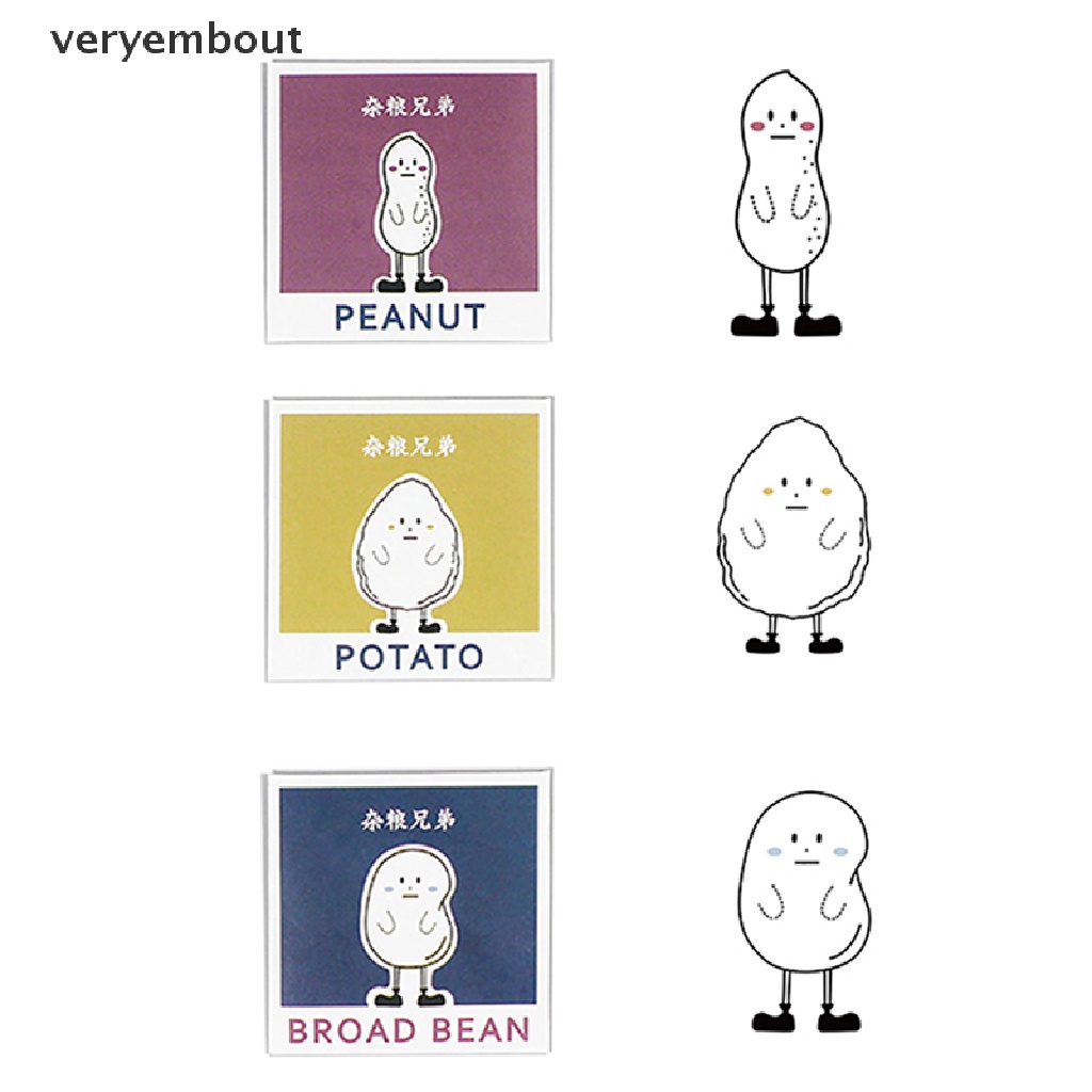 Set 5 Thẻ Đánh Dấu Trang Sách Bằng Giấy Họa Tiết Hoạt Hình