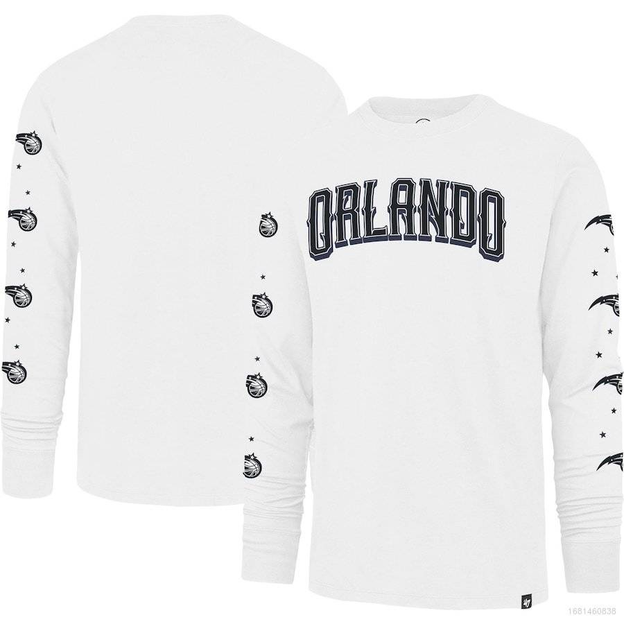 Áo Thun Bóng Rổ Tay Dài QY 2023 NBA Orlando Magic Jersey Plus Size