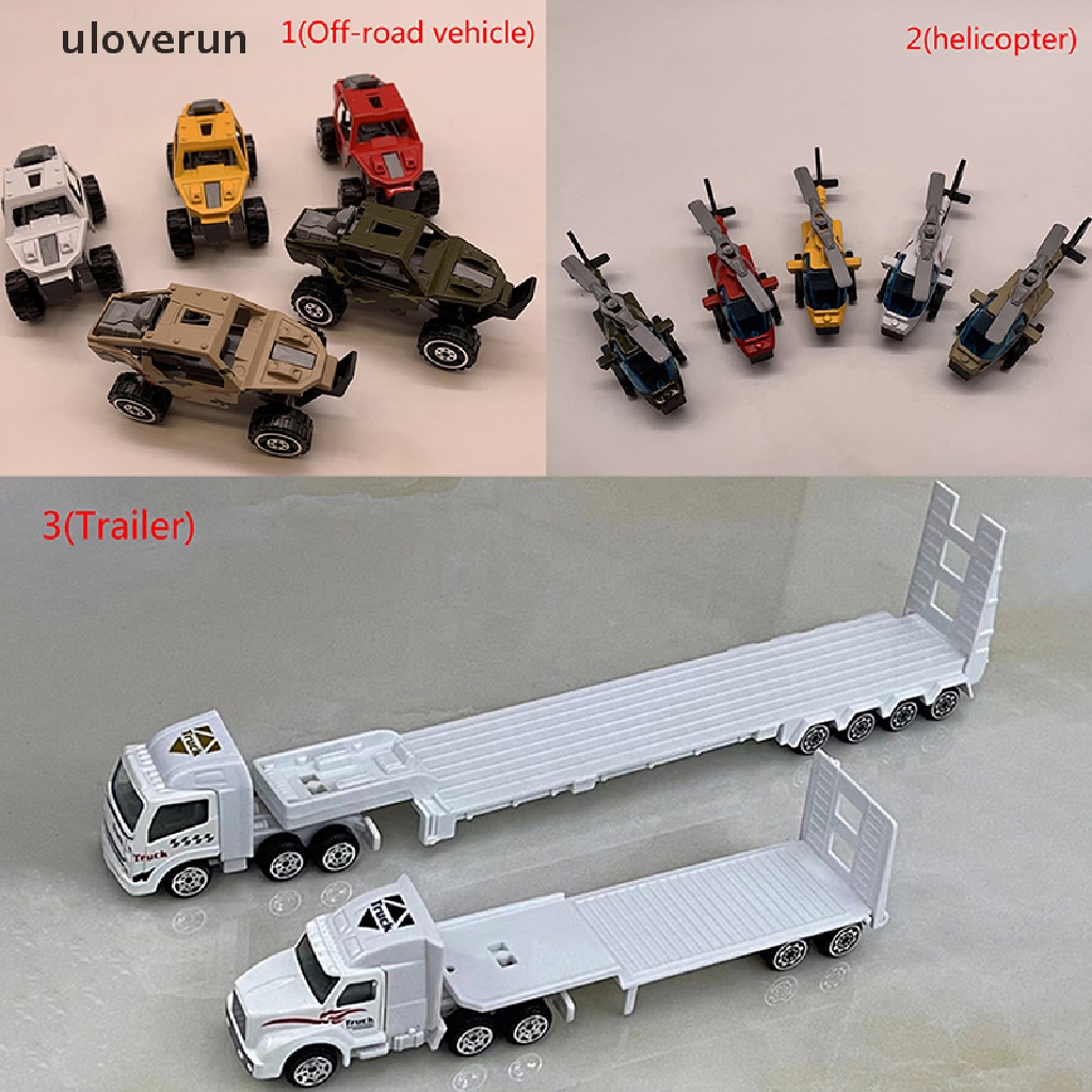 Uloverun Mô Hình Xe Hơi Trực Thăng Đồ Chơi Bằng Hợp Kim Cho Bé