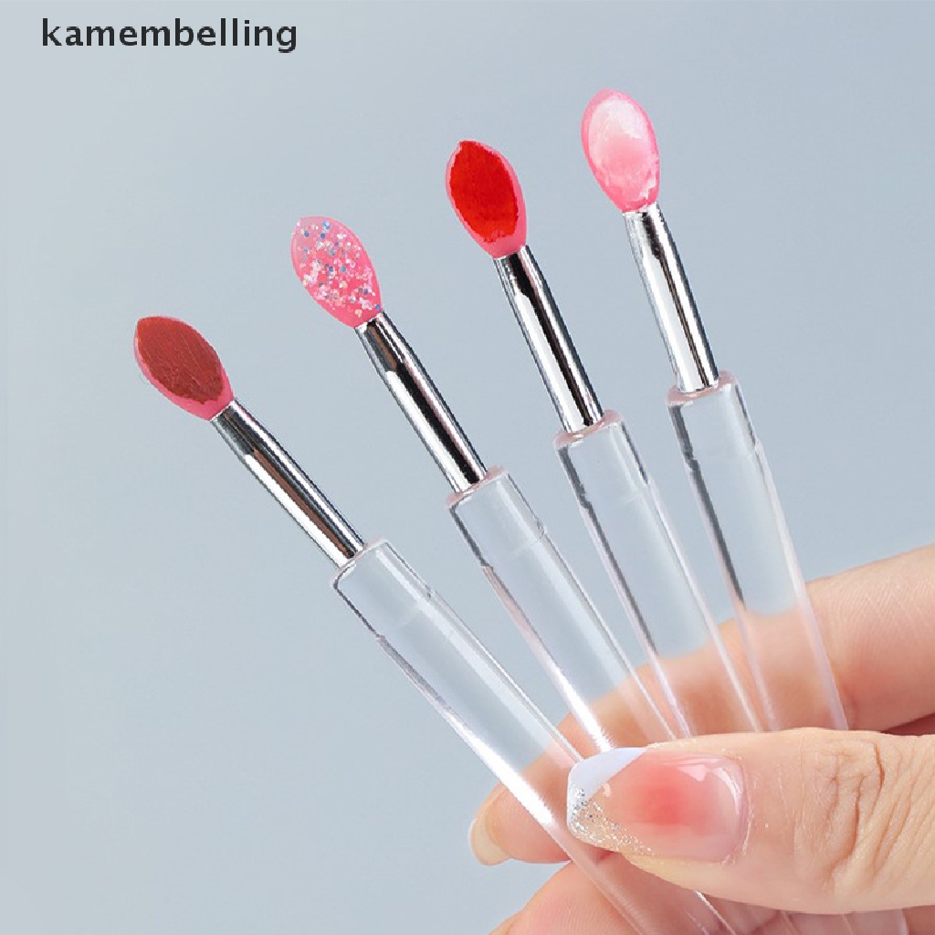 1 Cọ Silicone Dùng Quét Mặt Nạ Môi Chống Bụi Tiện Dụng