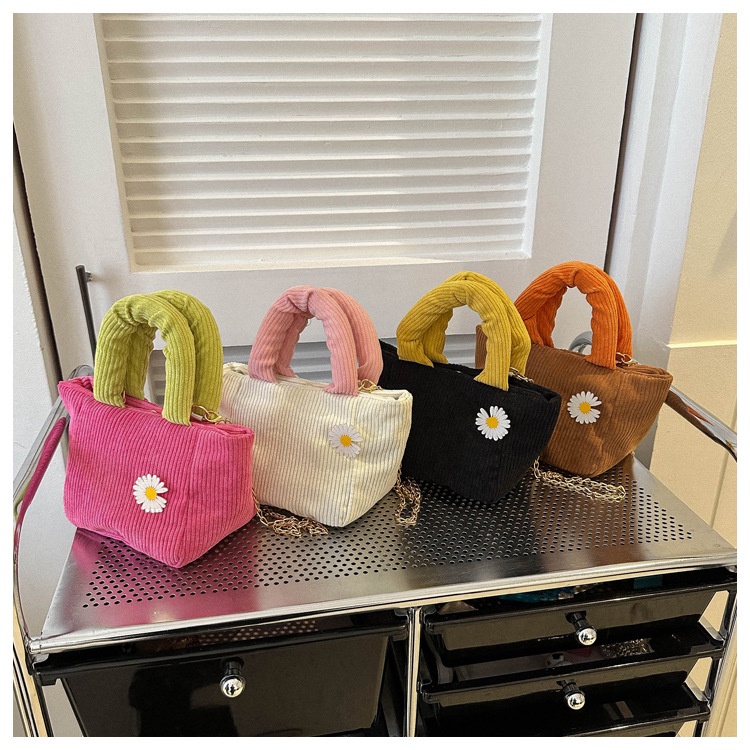 Túi Xách JASMIN NOIR Mini Dây Xích Đeo Vai Chất Nhung Thời Trang Cho Nữ