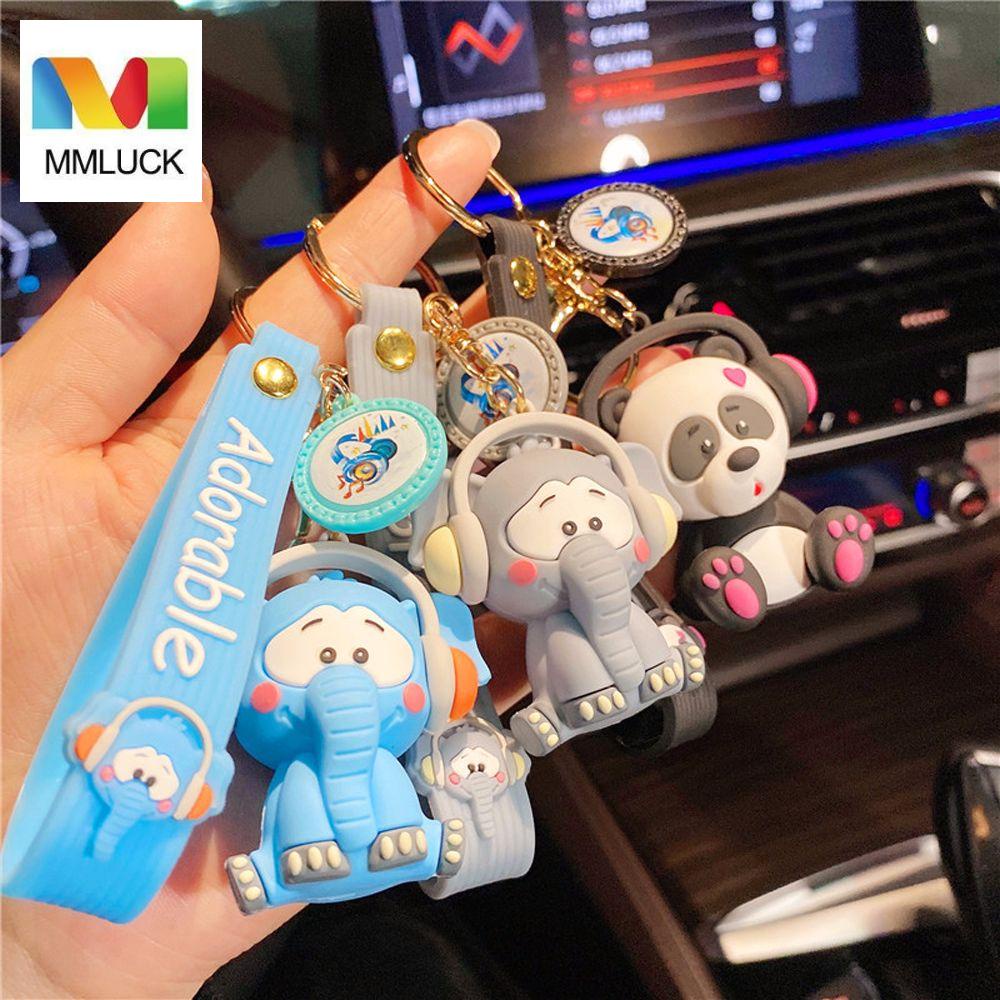 Móc Khóa Hình Voi Phát Nhạc Rock Dễ Thương