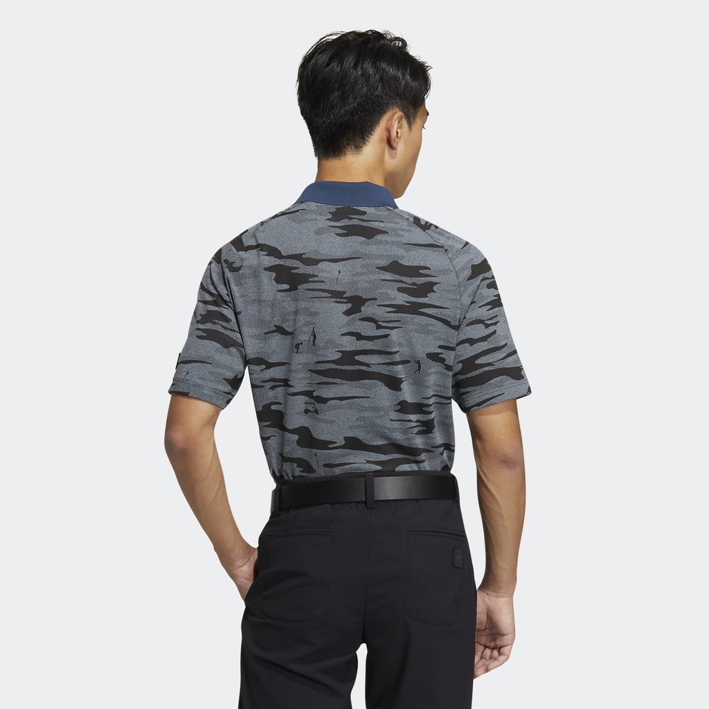 Adidas Đánh gôn Áo Polo Rằn Ri Go-To Nam Màu xanh da trời HG3244