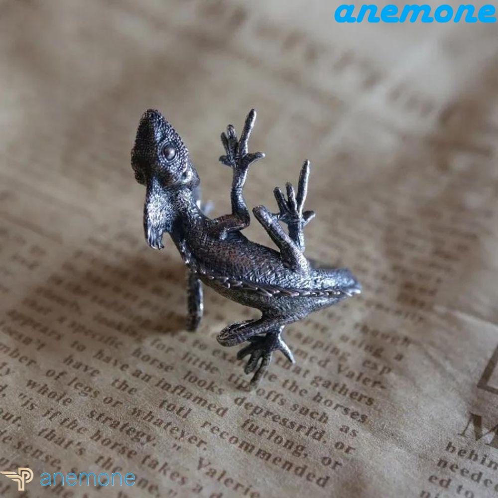 Phụ Kiện Nhẫn Hình Thằn Lằn Phong Cách Gothic