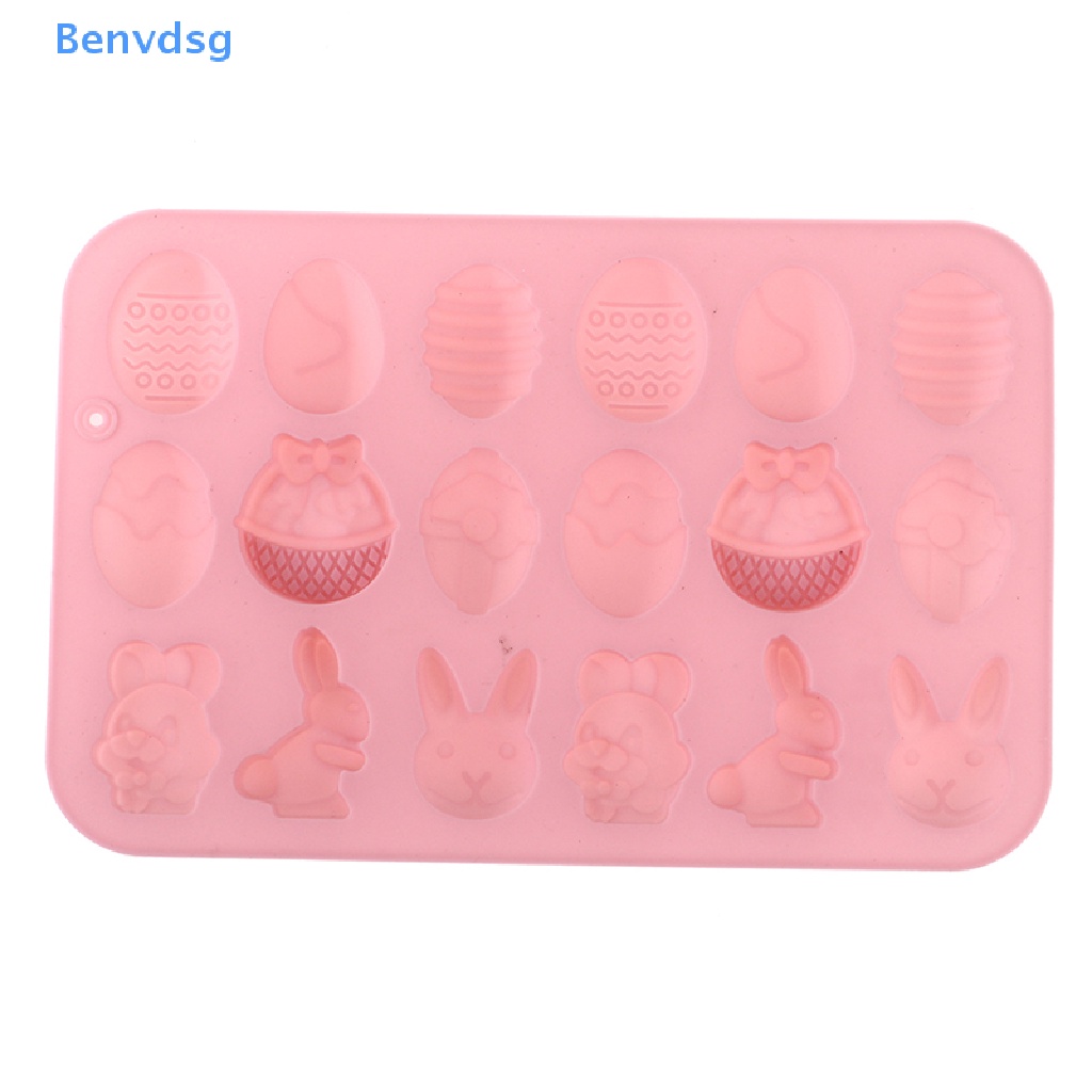 Khuôn Silicone Làm Bánh Kẹo Hình Thỏ Phục Sinh