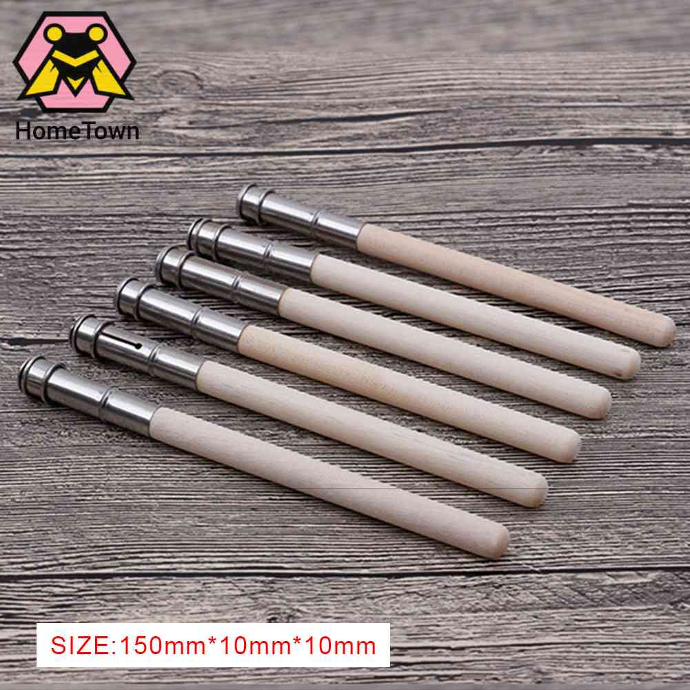 Giá Đỡ Bút Chì Đầu Đơn Bằng Gỗ Dành Cho Trường Học / Văn Phòng