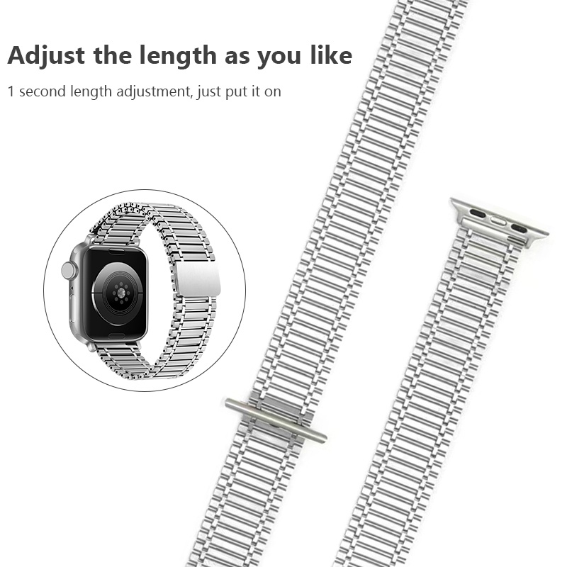 Dây Đeo Đồng Hồ Bằng Thép Không Gỉ Dành Cho Apple Watch 8 Ultra 49mm 7 41 45mm 6 SE 5 4 3 40 45 44mm iwatch 38 42 41