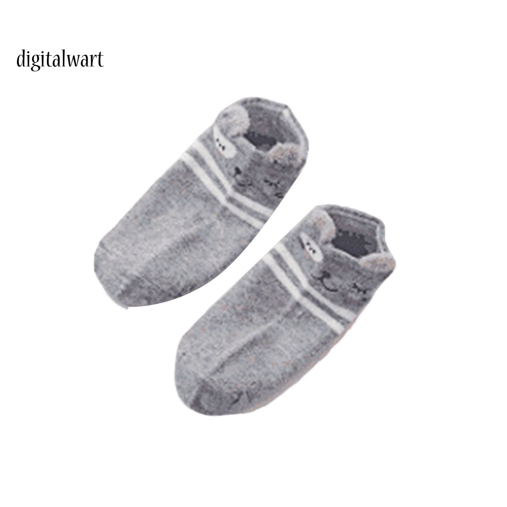 Kỹ Thuật Số| 1 Đôi Vớ Cotton Cổ Thấp Họa Tiết Hoạt Hình Động Vật Dễ Thương Chống Dị Ứng / Chống Lạnh / Trượt Tiện Dụng Cho Nữ