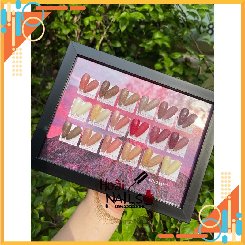 Sơn thạch nhũ giả bột vinimay ( bán lẻ) - Shop Hoài Nail