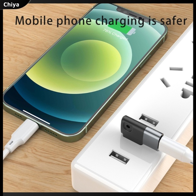 Đầu Chuyển Đổi Usb 3.0 Type-c Góc 90 Độ Chuyên Dụng Cho Laptop / Máy Tính Bảng / Điện Thoại Di Động