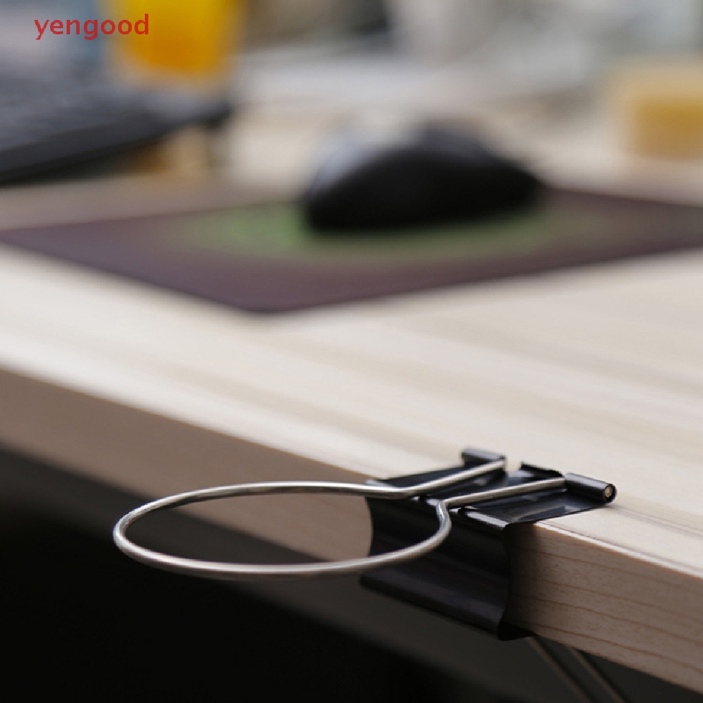 Giá Đỡ Cốc Nước / Đồ Uống Để Bàn Màu Đen Thiết Kế Sáng Tạo Dùng Trong Văn Phòng / Nhà Cửa