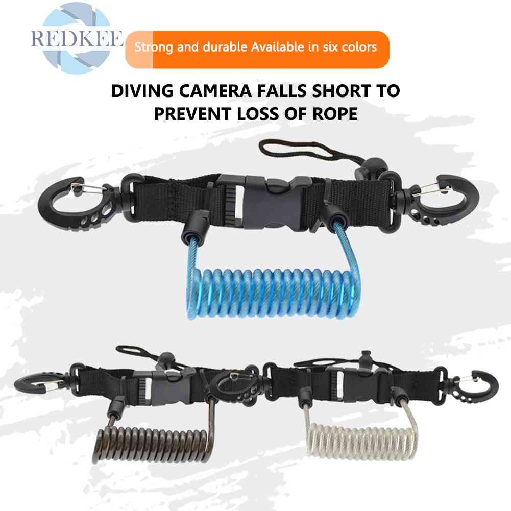 Dây Lò Xo TPU Chống Thất Lạc Cho Máy Ảnh Thể Thao