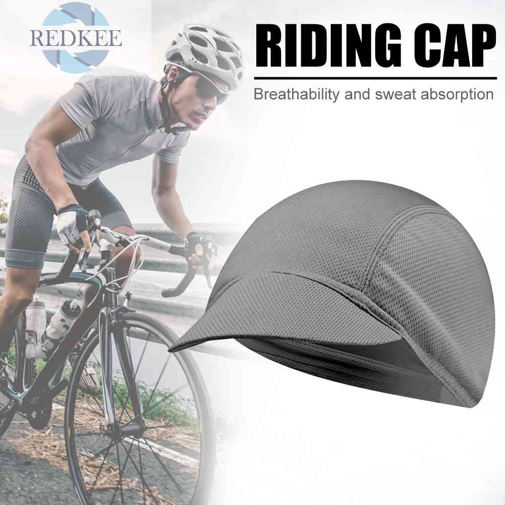 Mũ Lưới Chống Nắng Co Giãn Màu Sắc Trơn Dành Cho Đạp Xe Ngoài Trời