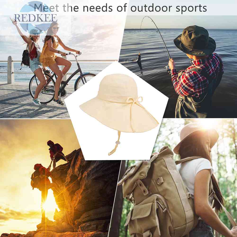 Mũ Tai Bèo Thể Thao Unisex Bằng Polyester Thoáng Khí Chống Tia UV Có Thể Gấp Gọn