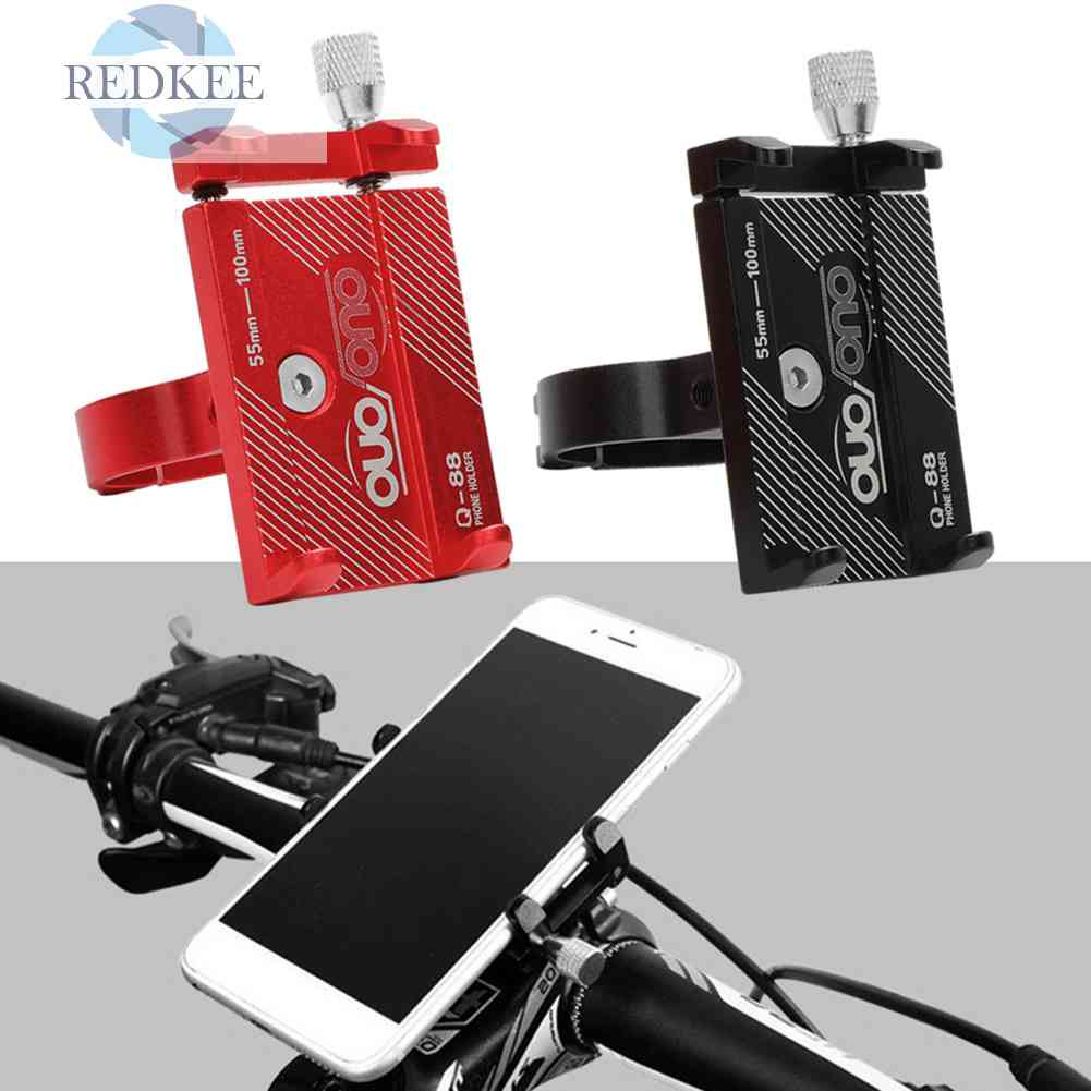 Giá Đỡ Điện Thoại OUO Q-88 Bằng Nhôm Gắn Tay Lái Xe Đạp / Mô Tô