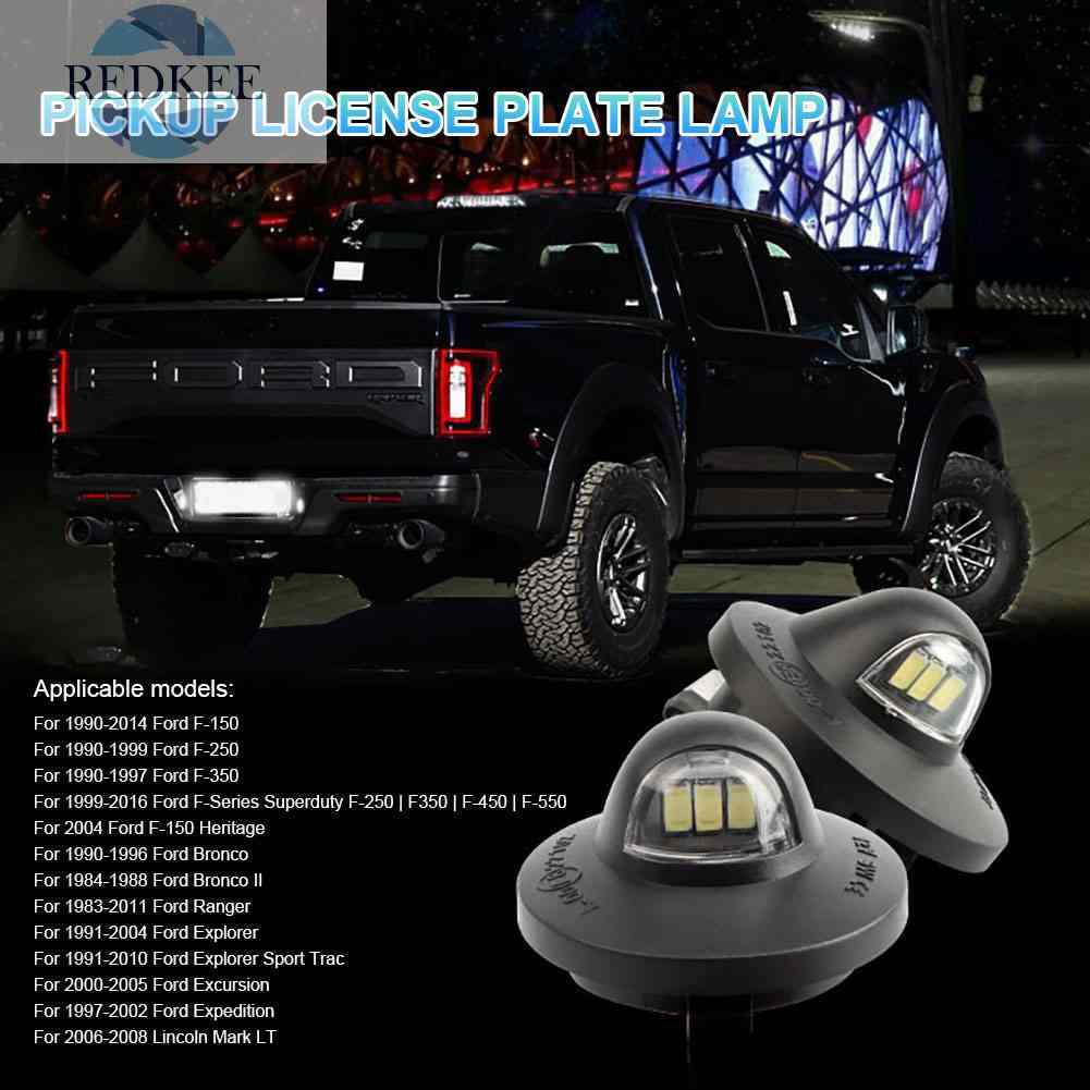 Bộ 2 Đèn LED Chiếu Biển Số Xe Cho Ford F150 F250 F350 1990-2014