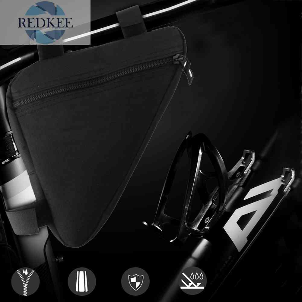 Túi Tam Giác Đựng Vật Dụng Chống Mài Mòn Gắn Khung Trước Xe Đạp Leo Núi