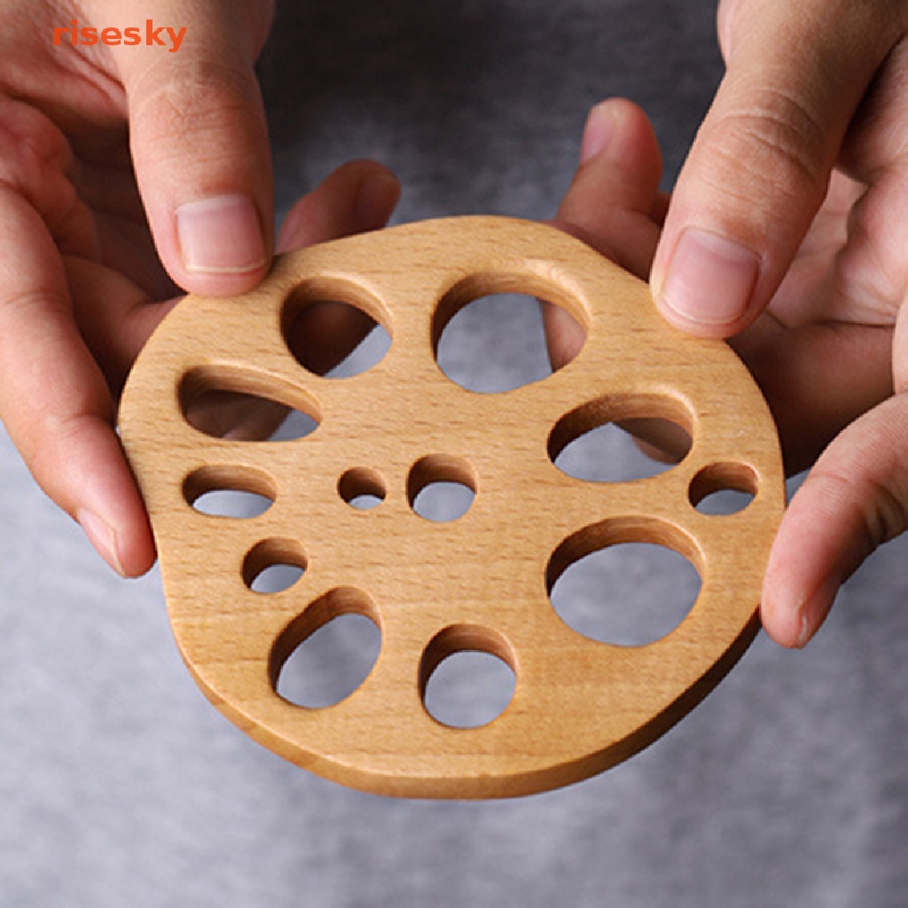 Set 1 / 4 Đế Lót Ly Bằng Gỗ Óc Chó Bền Chịu Nhiệt