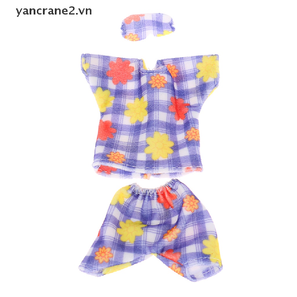 1 Bộ Đồ Ngủ Búp Bê Thủ Công + Đôi Mắt Mặc Hàng Ngày {yancrane2.vn}
