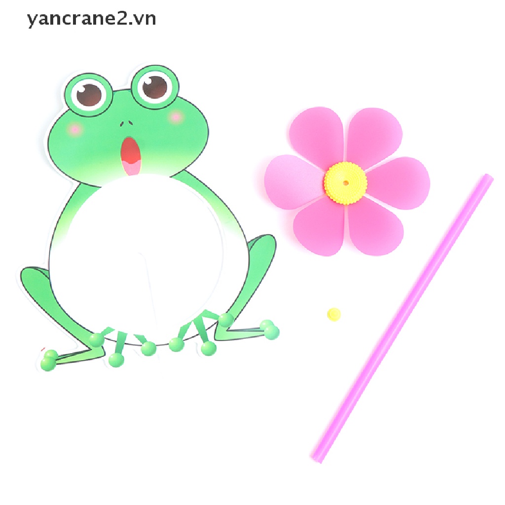 {YAN2} Chong Chóng Gió Con Quay Hoạt Hình Handmade Đáng Yêu Trang Trí Vườn Đồ Chơi {yancrane2.vn}