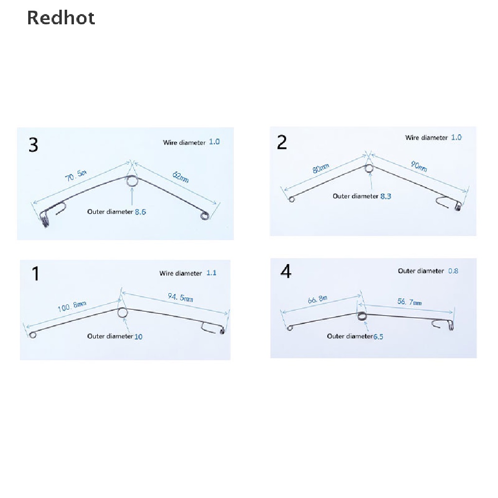 &lt; Redhot &gt; Thiết Bị Móc Lò Xo Tự Động Bằng Thép Không Gỉ Cho Câu Cá Cắm Trại Giảm Giá