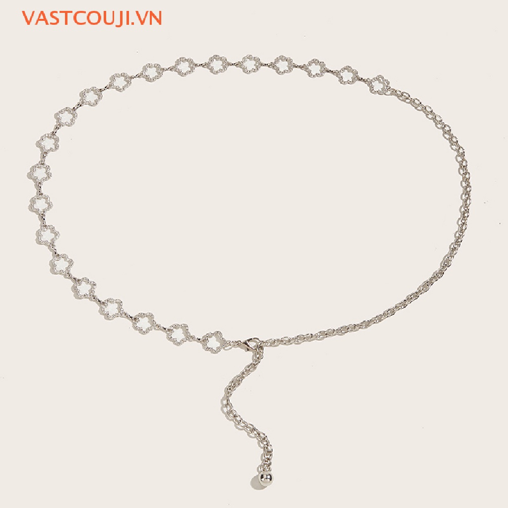 Thắt Lưng Dây Xích Kim Loại Đơn Giản Thời Trang Vintage Cho Nữ