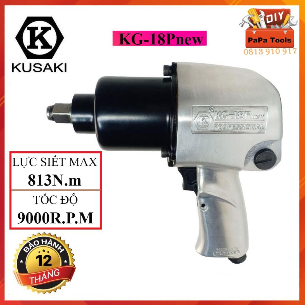 MÁY BẮN BULONG DÙNG HƠI, SÚNG VẶN BULONG HƠI KUSAKI KG-18P/KG-20P Bảo Hành 12 Tháng