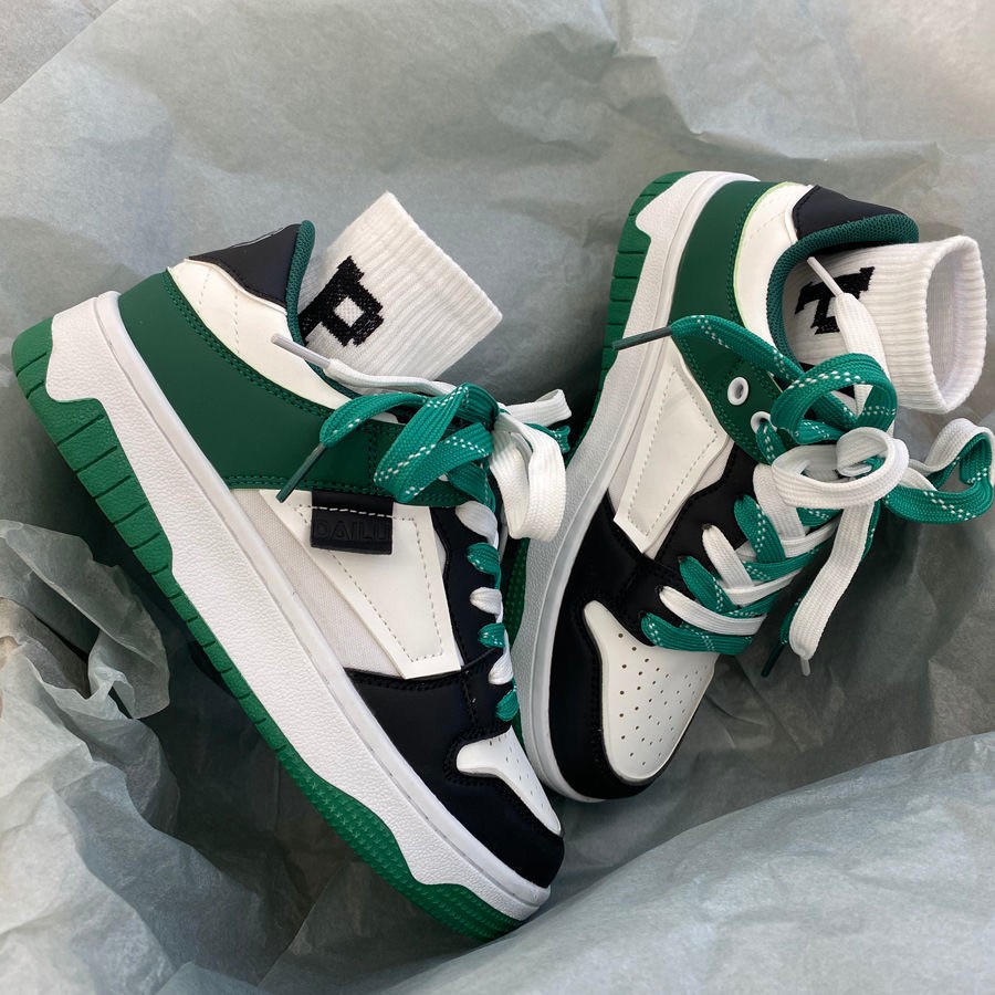 Giày Thể Thao Thoáng Khí Phối Màu Sắc Tương Phản Thời Trang Mùa Hè Cho Cặp Đôi