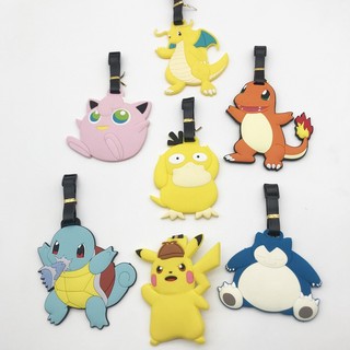 Thẻ Hành Lý Hành Lý Chống Thất Lạc Hình pikachu Pokemon Poon Hoạt Hình Sáng Tạo