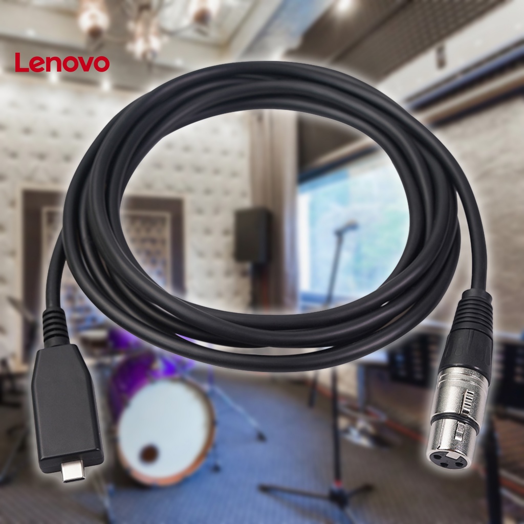 Dây Cáp Âm Thanh Hoa Hướng Dương Chống Ồn Độ Trung Thực Cao Từ Cổng Type-C XLR Sang Cổng Cắm Micro Cho Laptop