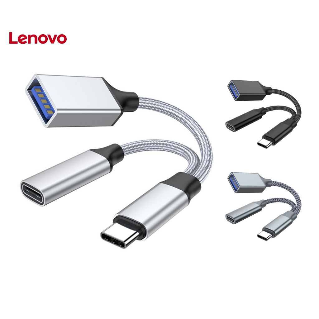 Dây Cáp Sạc USB C OTG Hai Trong Một Tốc Độ Cao Chống Gió Ổn Định Đầu Ra USB-C Cho Điện Thoại / Máy Tính