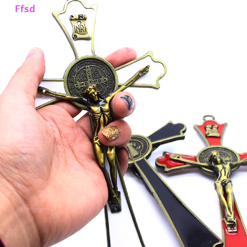 {Ffsd} Mặt Vòng cổ Hình Chúa Jesus Tráng Men Nhiều Màu Sắc Trang Trí Nhà Cửa DIY * Bán Chạy