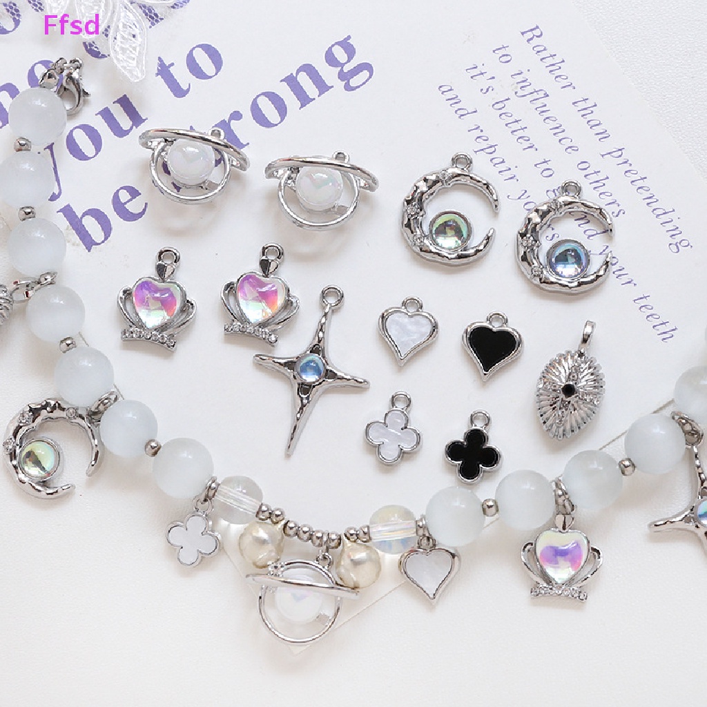 {Ffsd} Mặt Vòng cổ Trang Sức Hình Hành Tinh Khảm Đá Zircon Diy