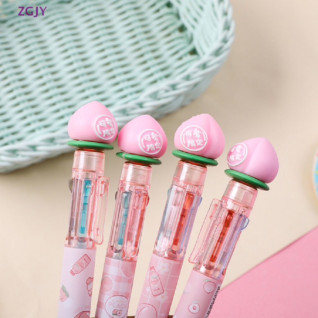 Bút Bi 4 Màu Họa Tiết Hoạt Hình Xinh Xắn Mới