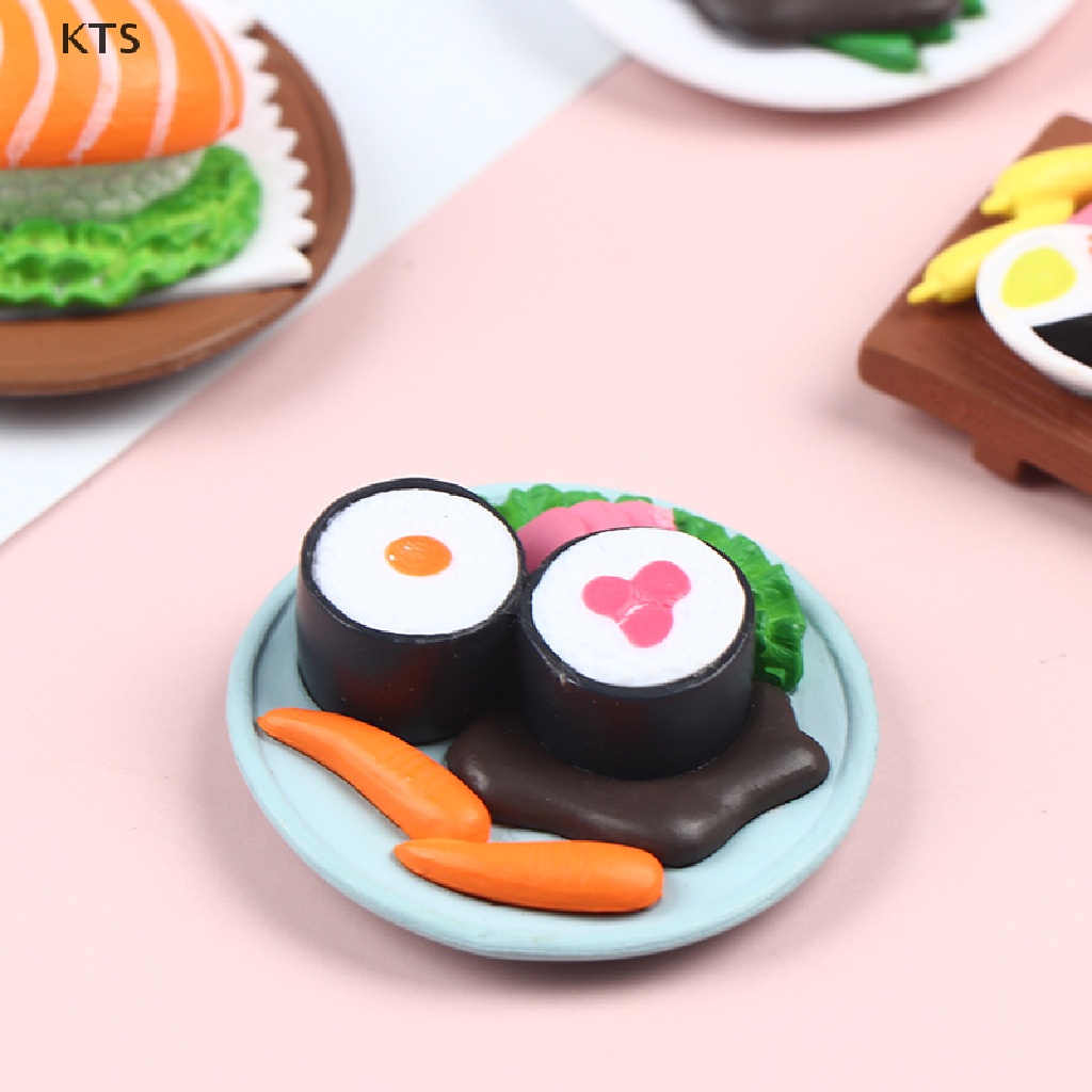 Sushi Nhật Bản Mini Tỉ Lệ 1: 6 Dùng Để Trang Trí Nhà Búp Bê