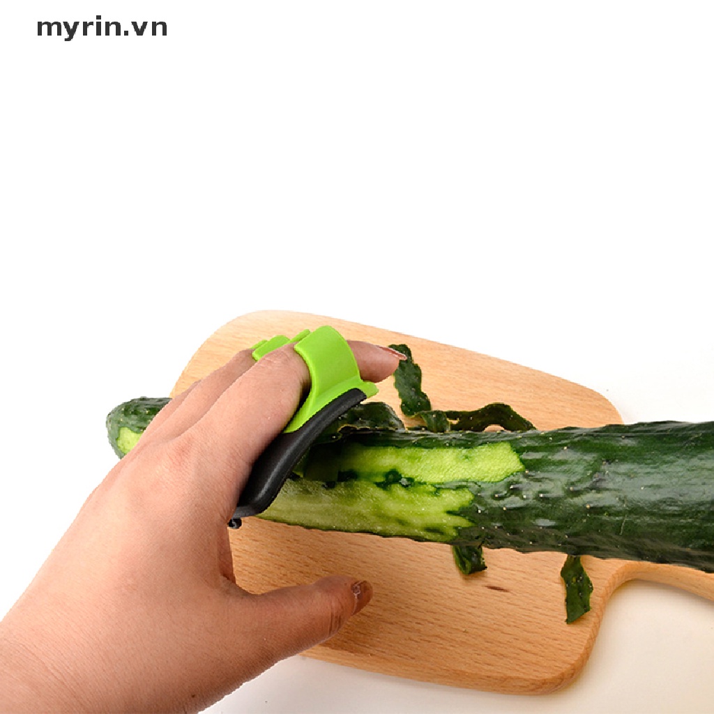 Dao Cạo Trái Cây Đeo Ngón Tay Chống Trượt Tiện Dụng Cho Nhà Bếp