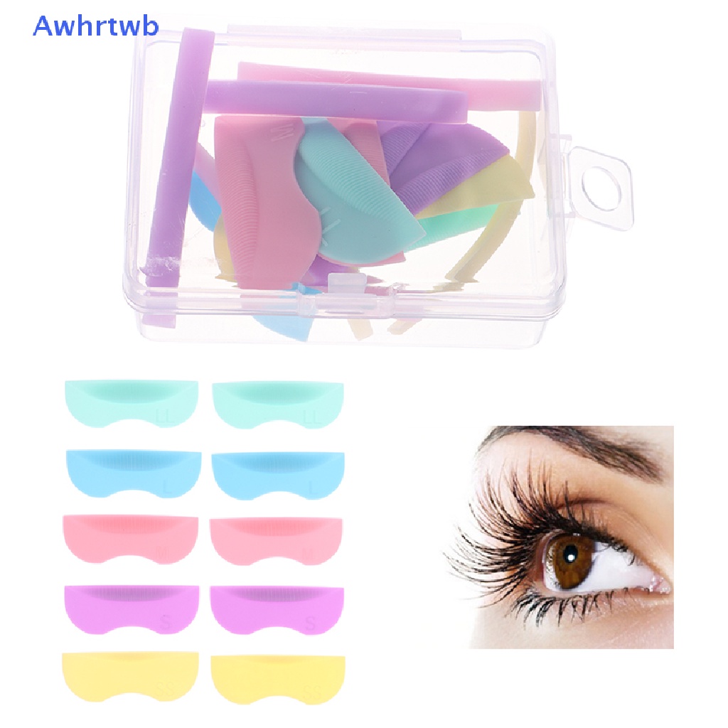 Set 8 Cặp Đệm Silicone Hỗ Trợ Uốn Mi Tiện Lợi Mới