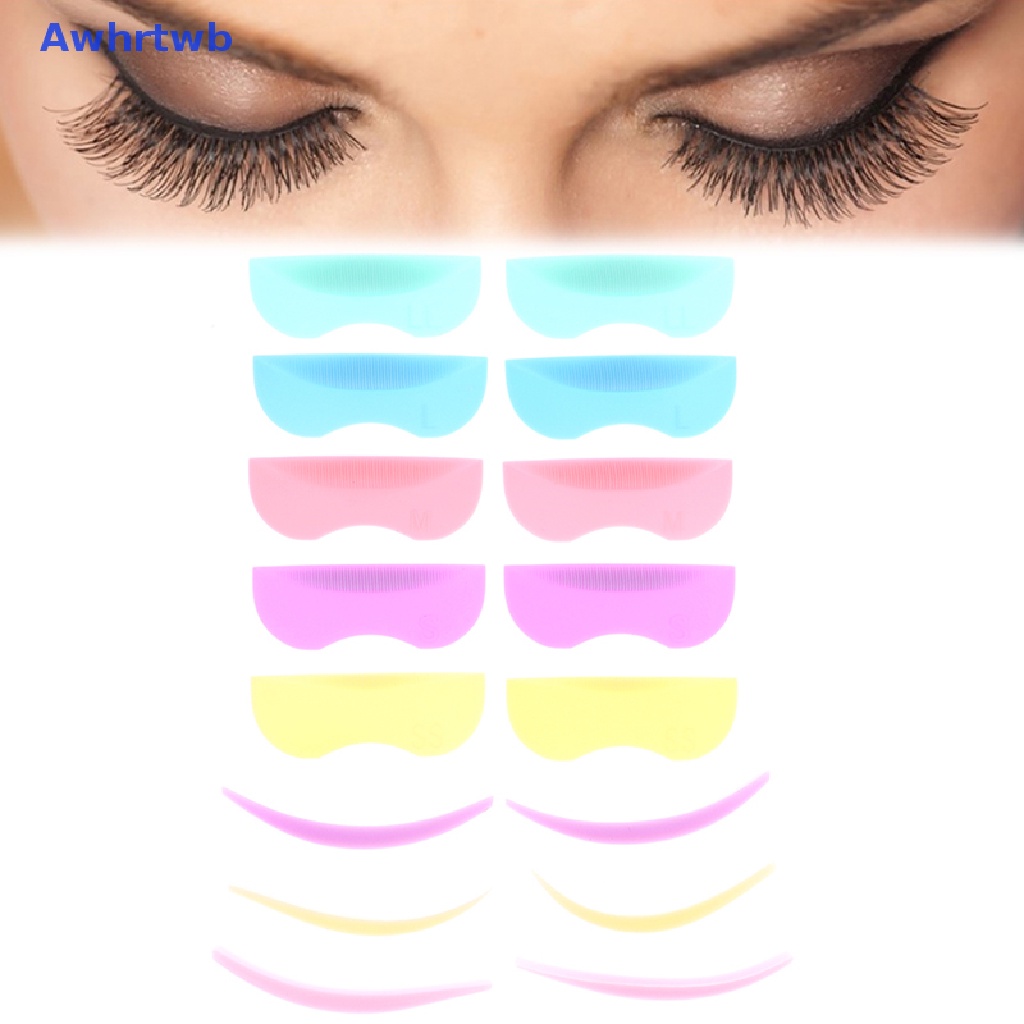 Set 8 Cặp Đệm Silicone Hỗ Trợ Uốn Mi Tiện Lợi Mới