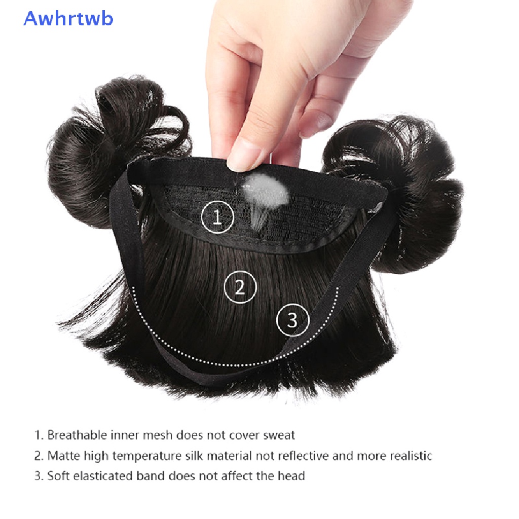 Băng Đô Gắn Tóc Giả Bện Xinh Xắn Cho Bé Gái Mới