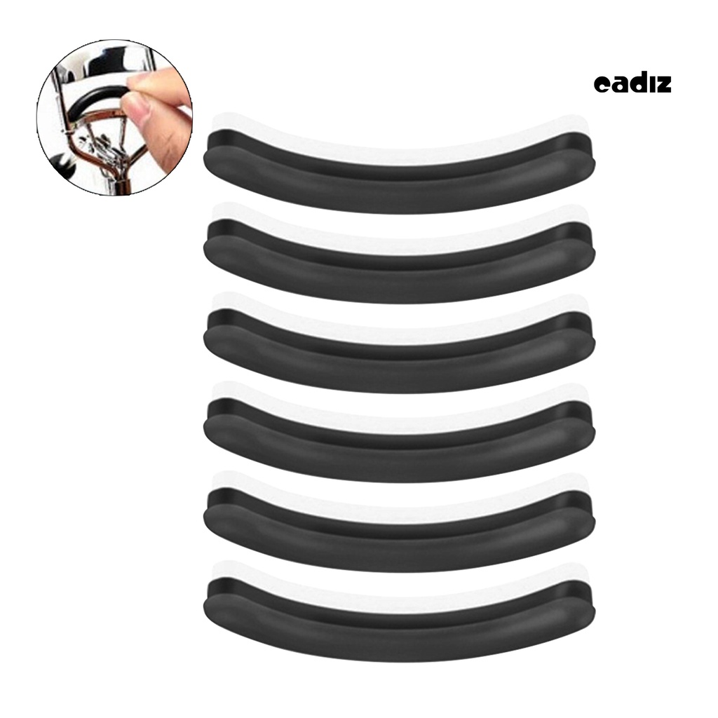 Set 6 Miếng Đệm Silicon Màu Đen Độ Đàn Hồi Cao Hỗ Trợ Uốn Cong Lông Mi Chuyên Nghiệp