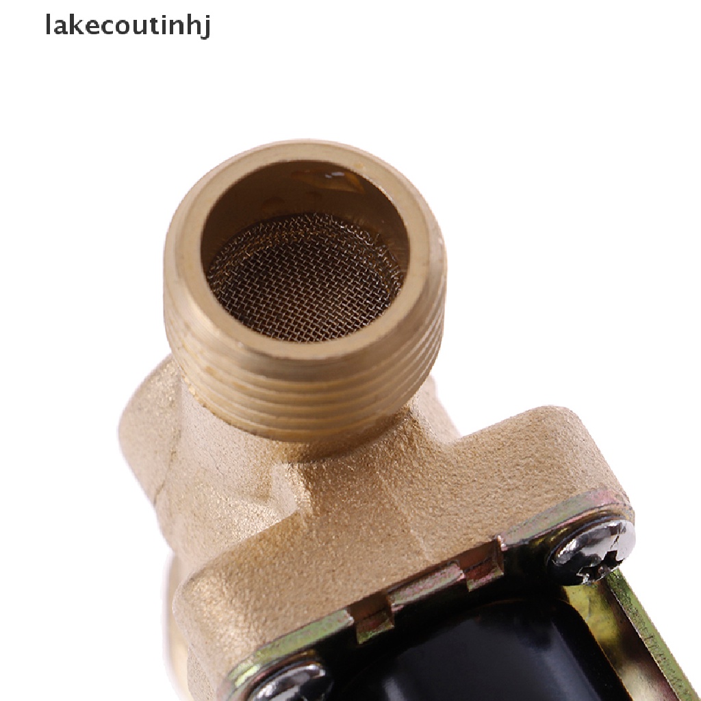 Van Điện Từ Bằng Đồng Thau G1 / 2 '' DC 12v 24v AC220v Cho Máy Sưởi Nước Năng Lượng Mặt Trời