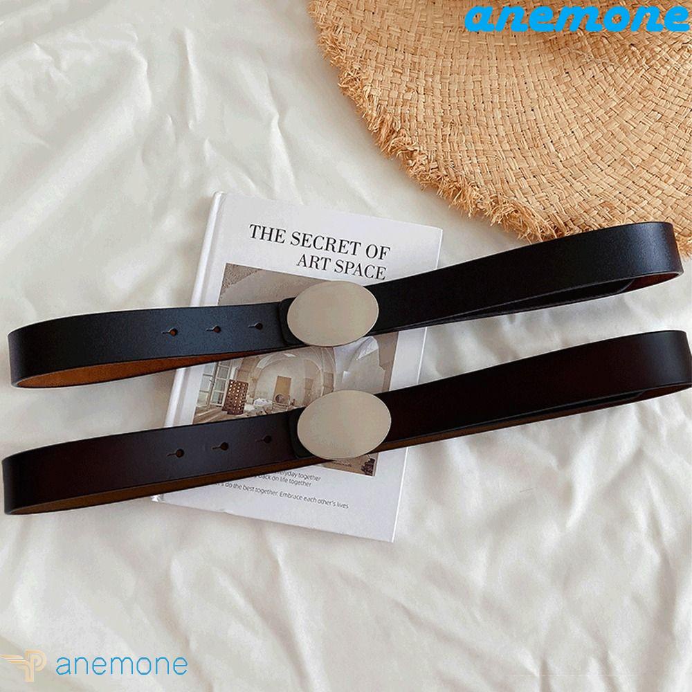 Thắt Lưng Bằng Da PU Khóa Kim Loại Thanh Lịch Dành Cho Nữ