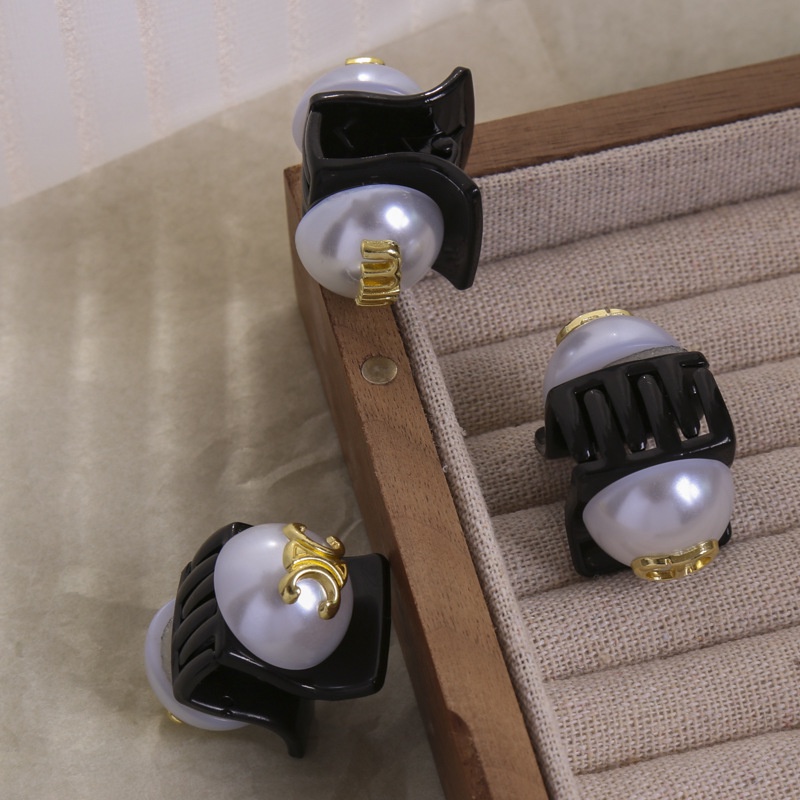 Kẹp Tóc Đính Ngọc Trai Nhân Tạo Phong Cách Retro 2023