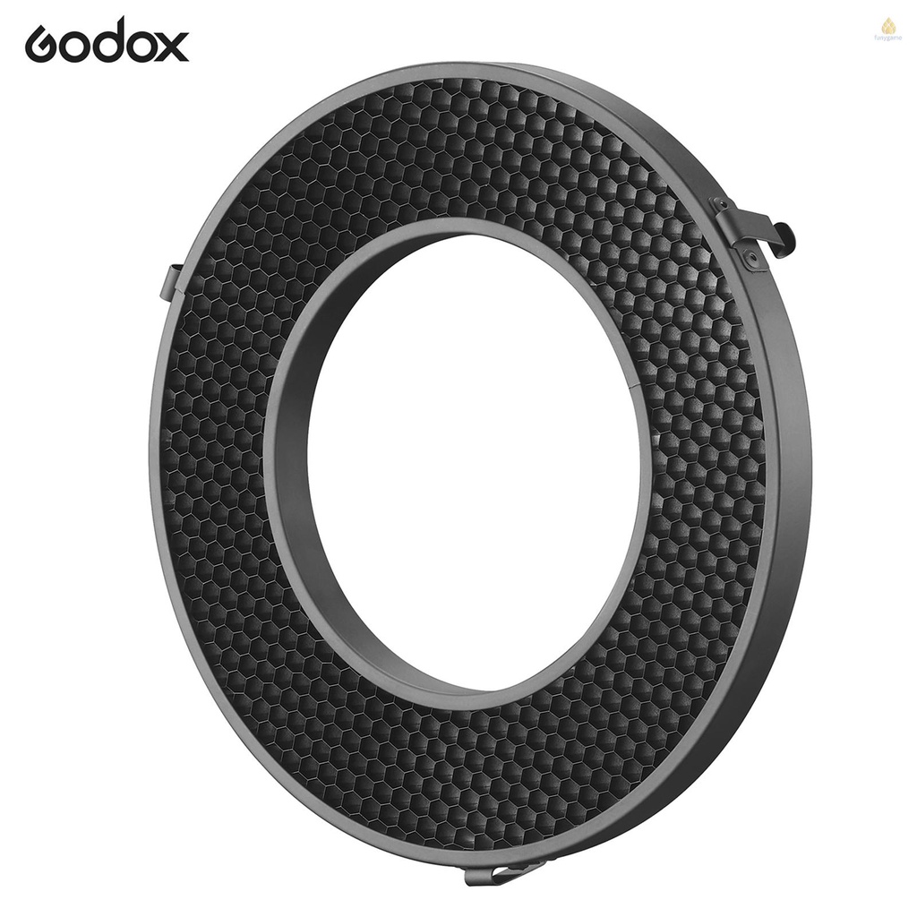 (fygavn) Godox R200-HC30 30° Phụ Kiện Kim Loại Hình Tổ Ong Gắn Đèn Flash Máy Ảnh Godox R200