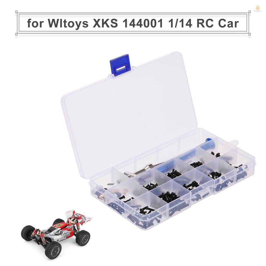 Hộp Ốc Vít Cho Wltoys XKS 144001 Phụ Kiện Mô Hình Xe Hơi Điều Khiển Từ Xa Tỉ Lệ 1: 1