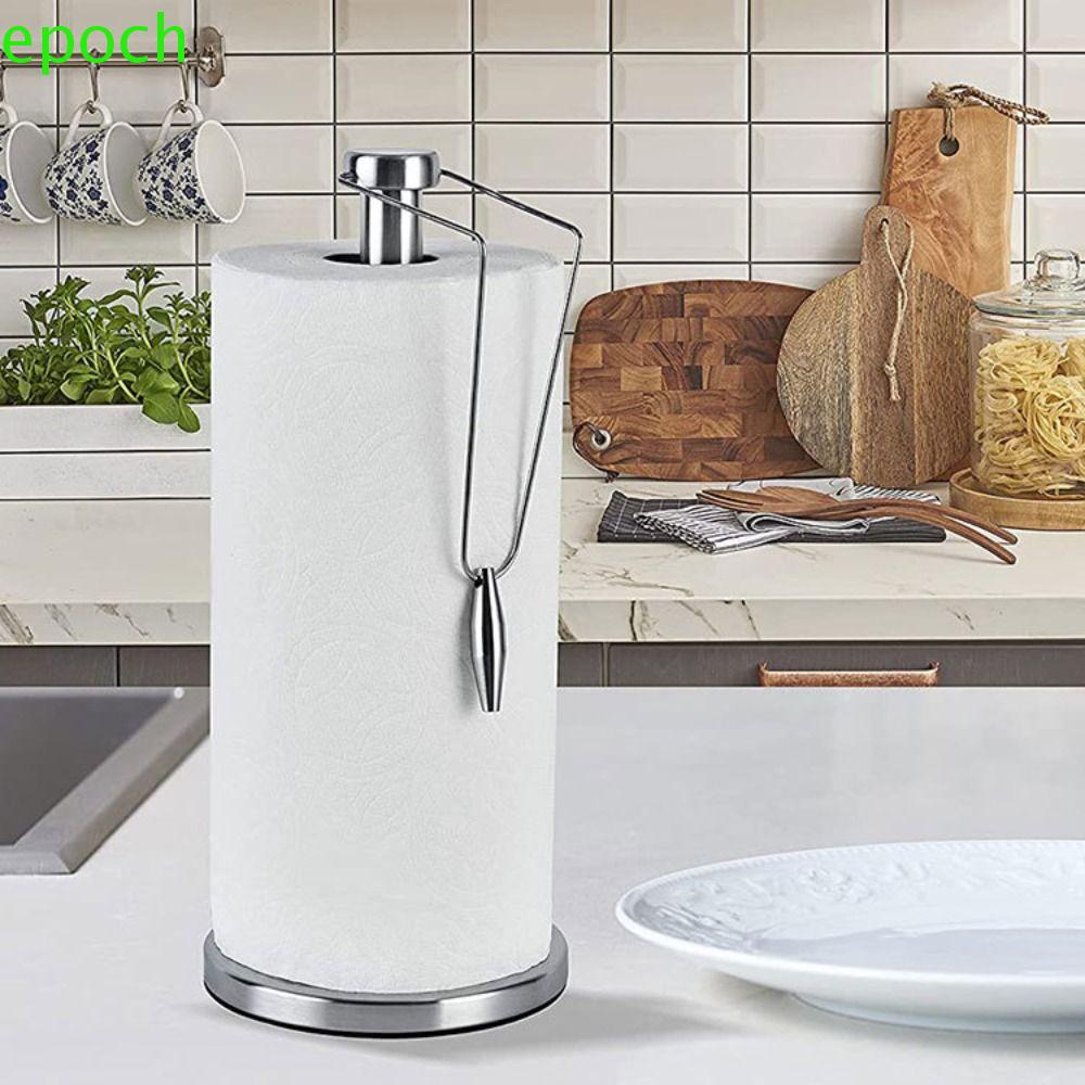 Giá Đỡ Cuộn Giấy Vệ Sinh EPOCH Tiện Lợi|1 Giá Đỡ Khăn Giấy Để Bàn Chống Trượt Có Kẹp Trang Trí Nhà Bếp